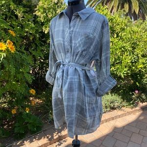 NWT large maternity flannel